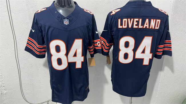 Men's Navy Chicago Bears #84 Colston Loveland 2026 F.U.S.E. Vapor Untouchable Limited Stitched Football Jersey